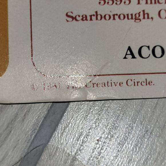 Vintage The Creative Circle Home Sweet Home Crewel Stitchery Embroidery Kit USA - Picture 6 of 10